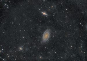 M81 M82 NGC3077 Integrated Flux Nebula